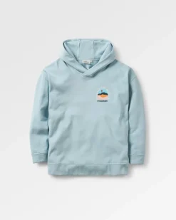 Hoodies & Sweatshirts>Passenger Outlook Recycled Cotton Hoodie Blue Fog