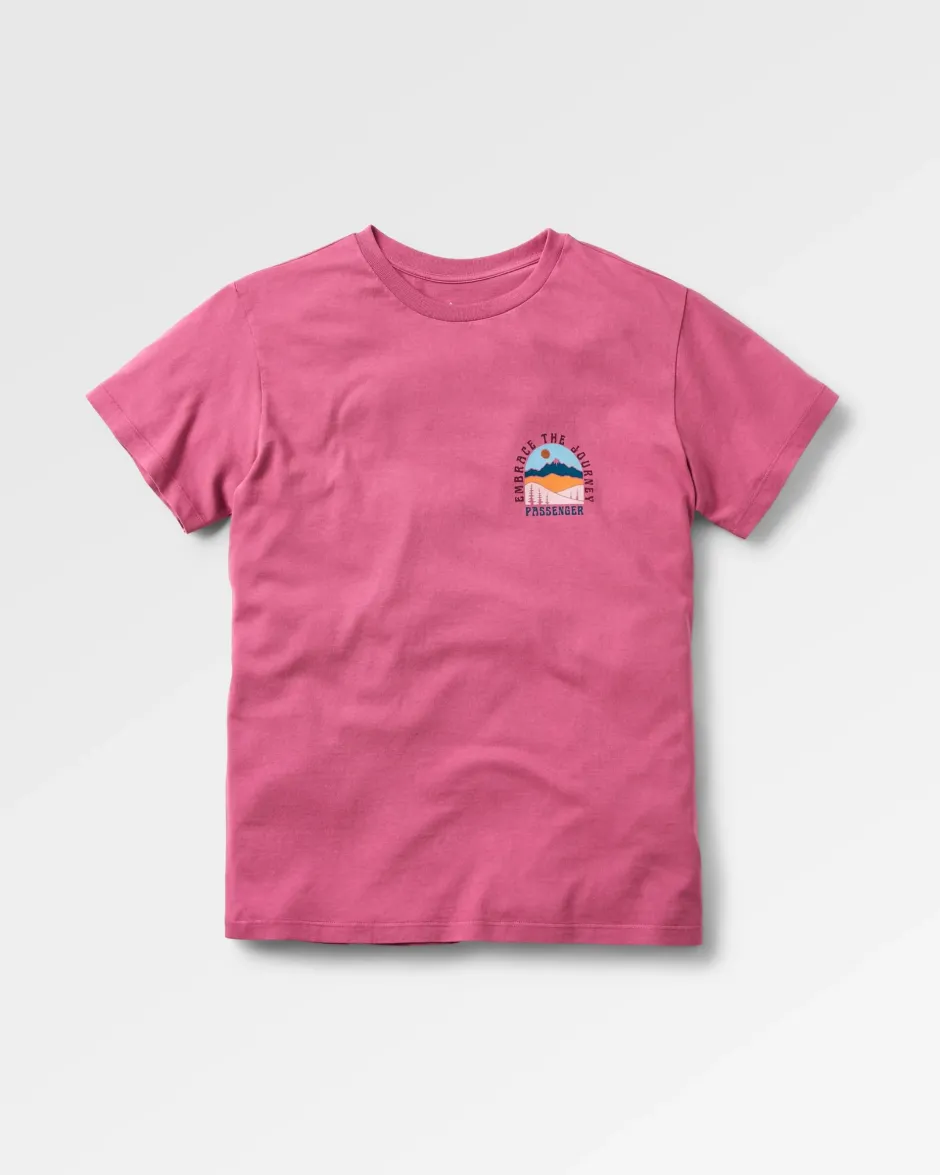 Tops & T-Shirts>Passenger Outlook Recycled Cotton Oversized T-Shirt Mauve Haze