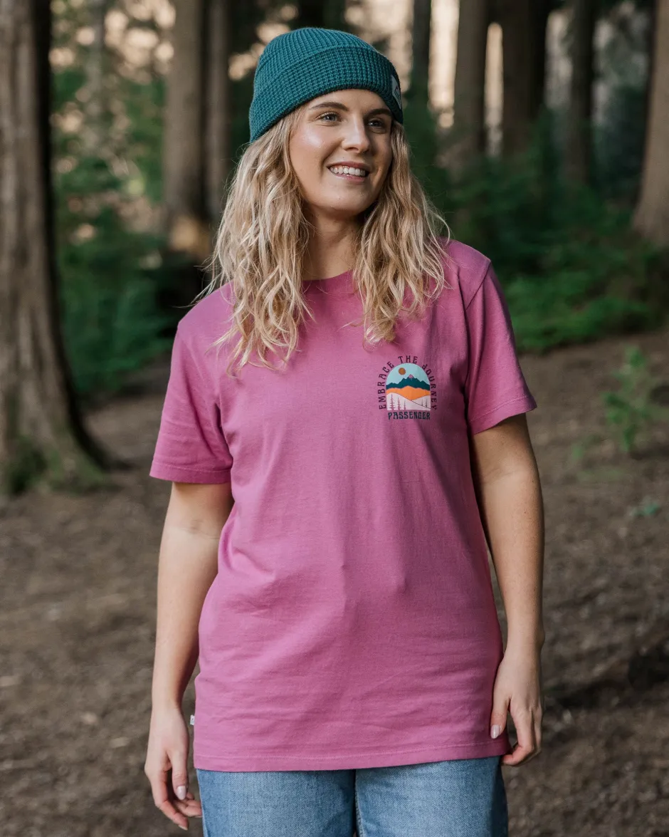 Tops & T-Shirts>Passenger Outlook Recycled Cotton Oversized T-Shirt Mauve Haze