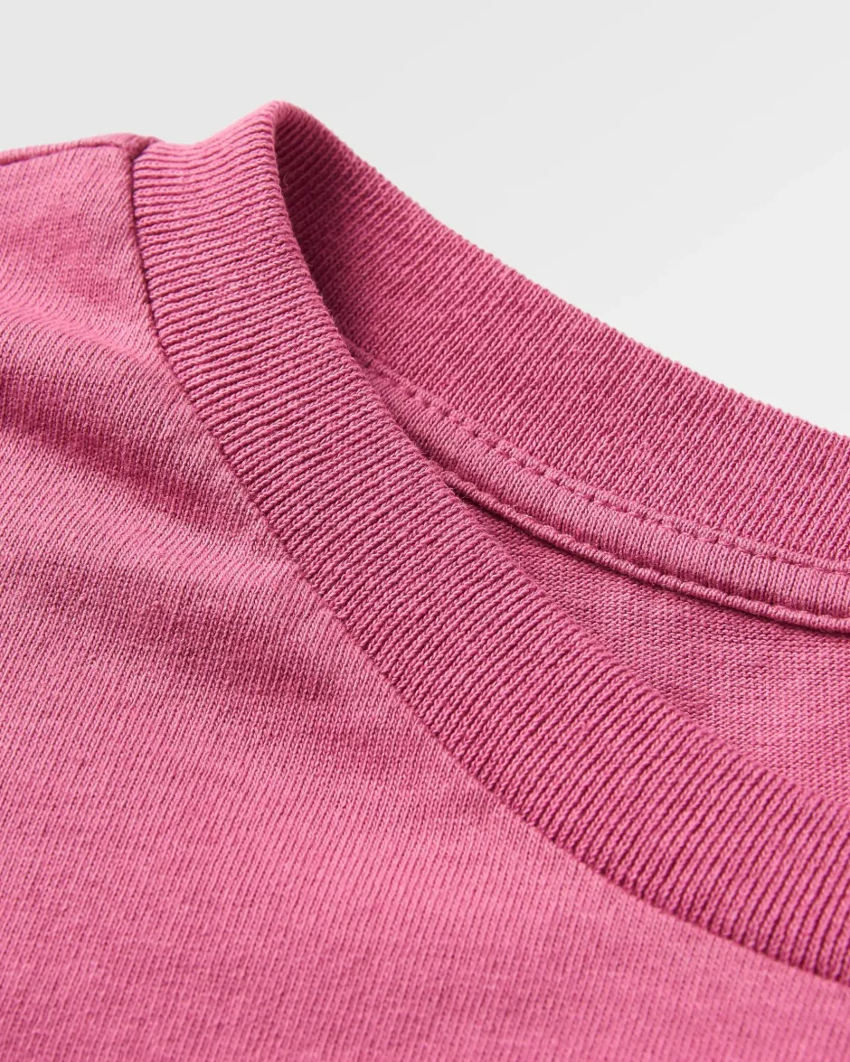 Tops & T-Shirts>Passenger Outlook Recycled Cotton Oversized T-Shirt Mauve Haze