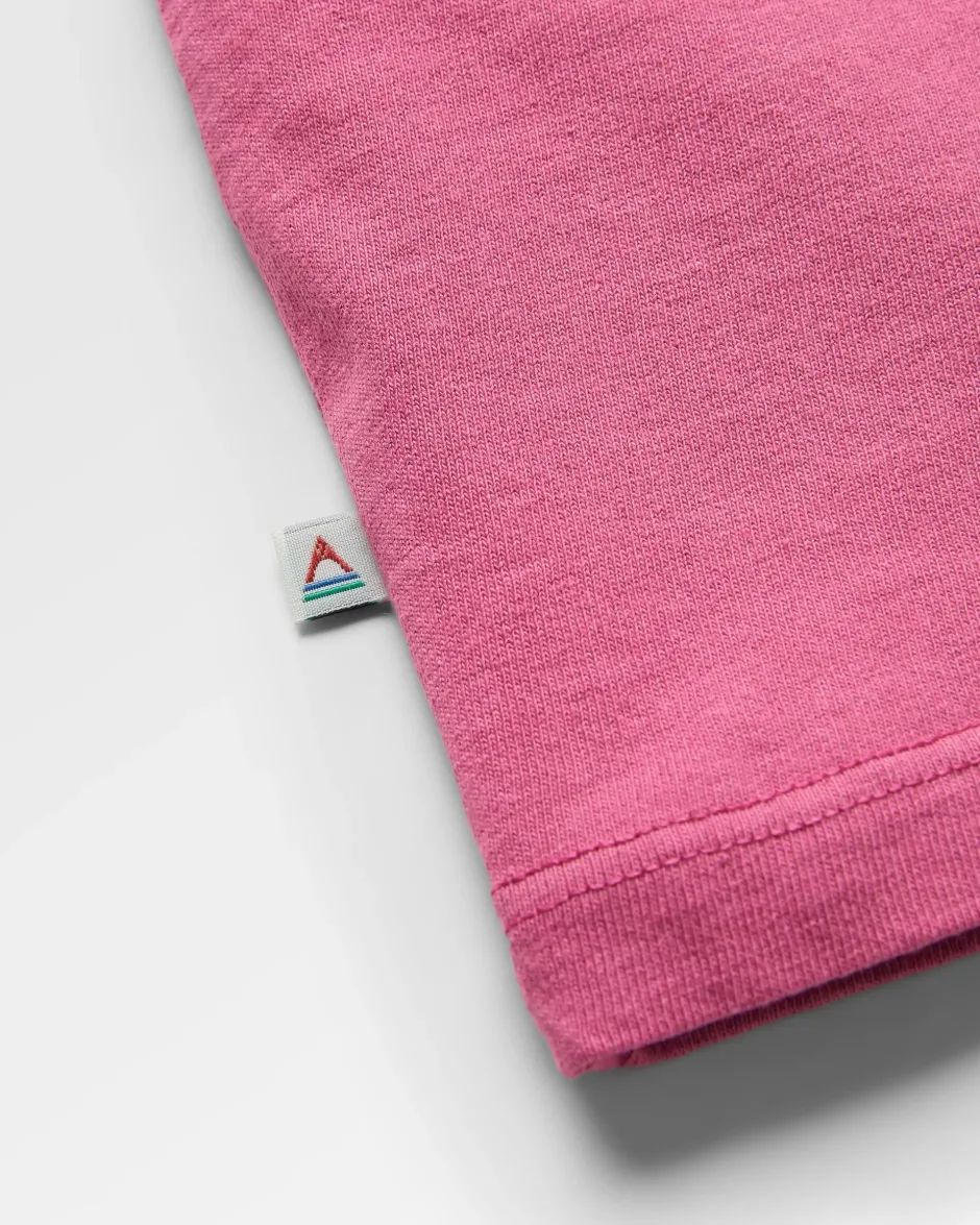 Tops & T-Shirts>Passenger Outlook Recycled Cotton Oversized T-Shirt Mauve Haze