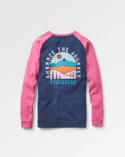 Tops & T-Shirts>Passenger Outlook Recycled LS T-Shirt Mauve Haze