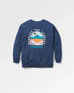 Hoodies & Sweatshirts>Passenger Outlook Sweatshirt Rich Navy