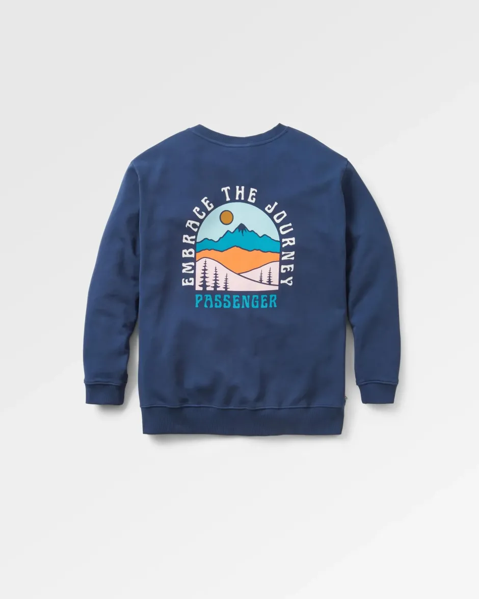 Hoodies & Sweatshirts>Passenger Outlook Sweatshirt Rich Navy