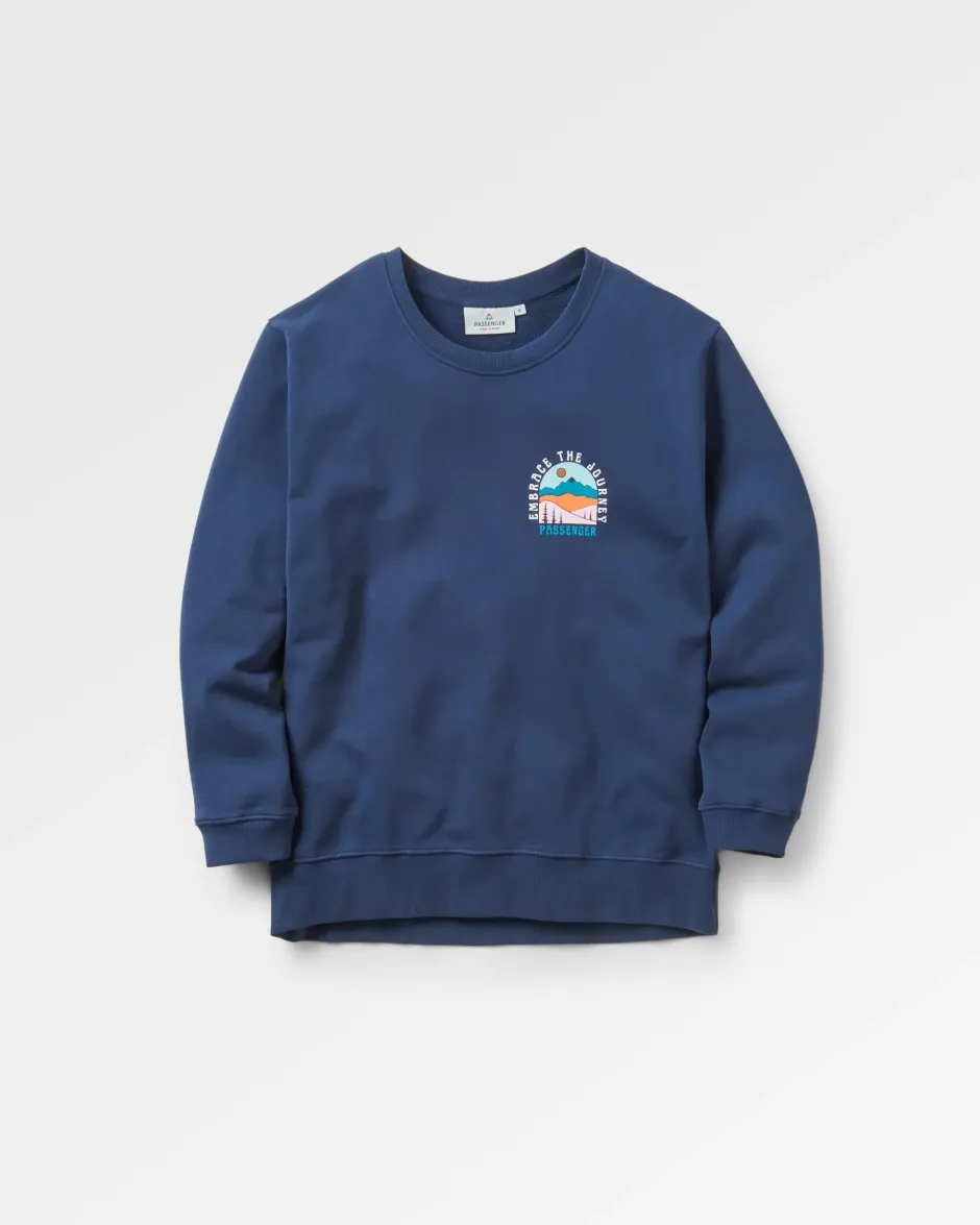 Hoodies & Sweatshirts>Passenger Outlook Sweatshirt Rich Navy