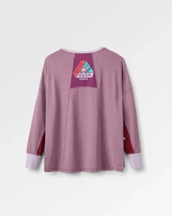 Tops & T-Shirts|Activewear>Passenger Pacifica Recycled Active LS Top Berry Marl