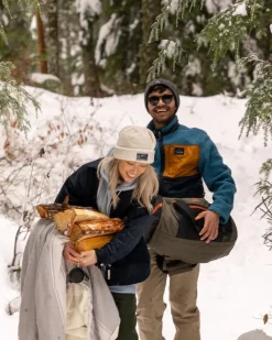 Accessories|Beanies>Floris van Bommel Peak Recycled Sherpa Beanie Birch