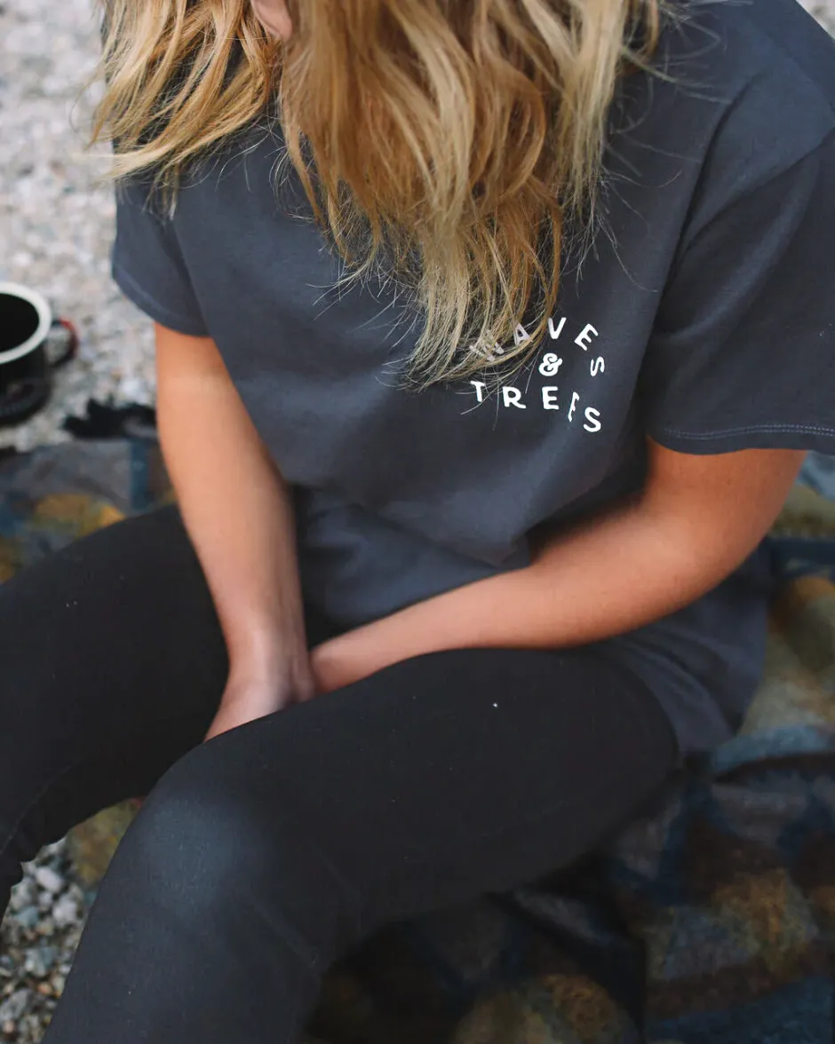 Tops & T-Shirts>Passenger Penida Recycled Cotton T-Shirt Faded Black