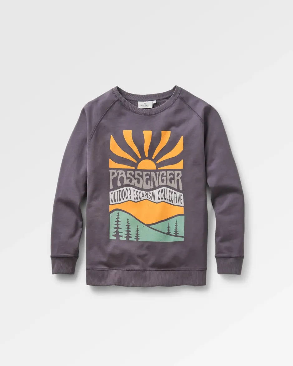 Hoodies & Sweatshirts>Passenger Perfect Days Sweatshirt Charcoal