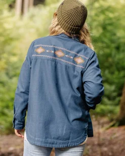 Women's Outlet|Women's>Passenger Pine Organic Cotton Jacket Dark Denim