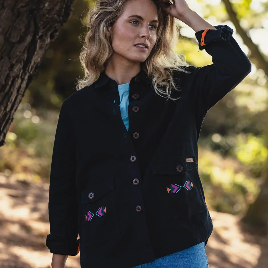 Shirts|Women's Outlet>Passenger Pine Organic Cotton Jacket Phantom