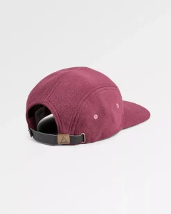 Caps & Hats|Caps & Hats>Floris van Bommel Pine Recycled Polar Fleece Cap Wine