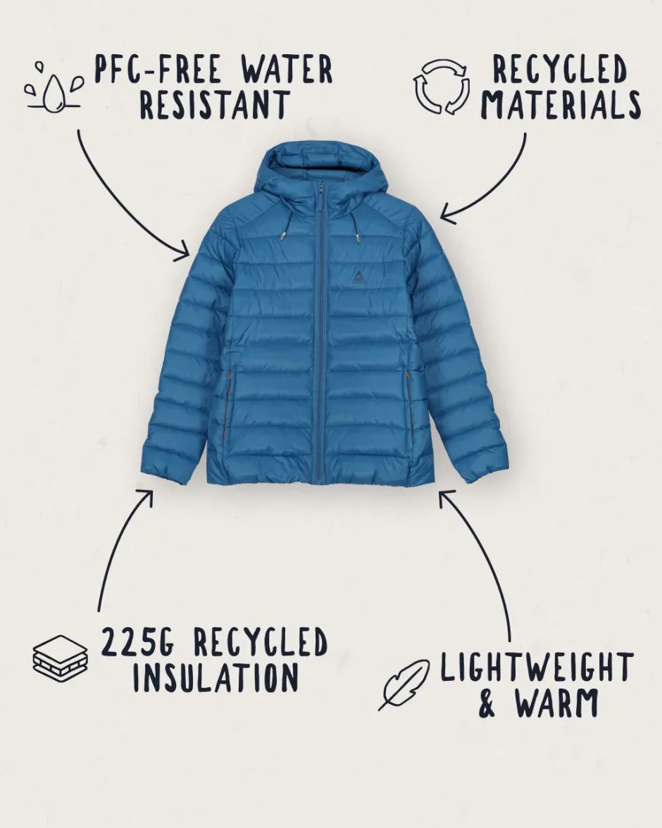Insulated|Women's Outlet>Passenger Pow Recycled Insulated Jacket Blue Steel