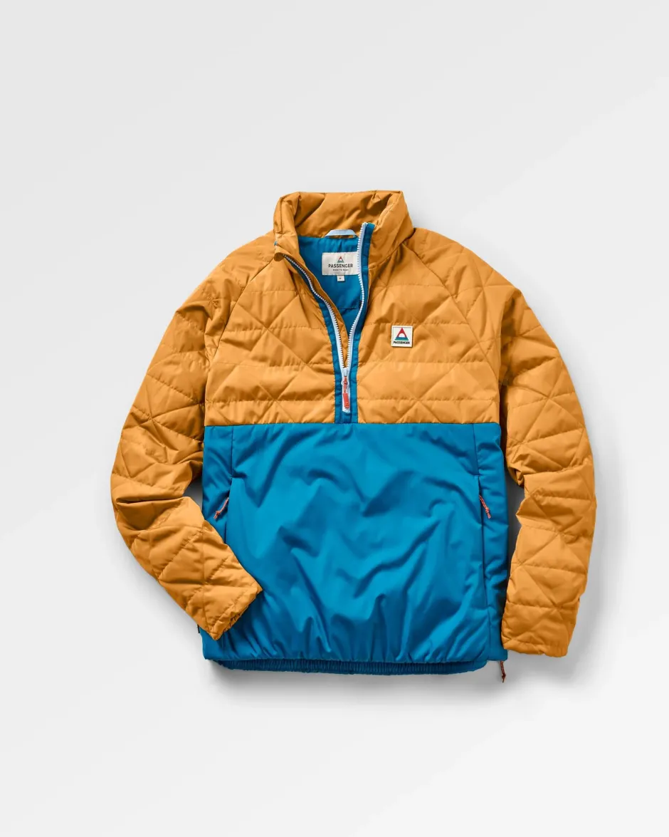 Activewear|Best Sellers>Floris van Bommel Pursue Recycled Thermore® Insulated Jacket Dusty Ochre/ Corsair Blue