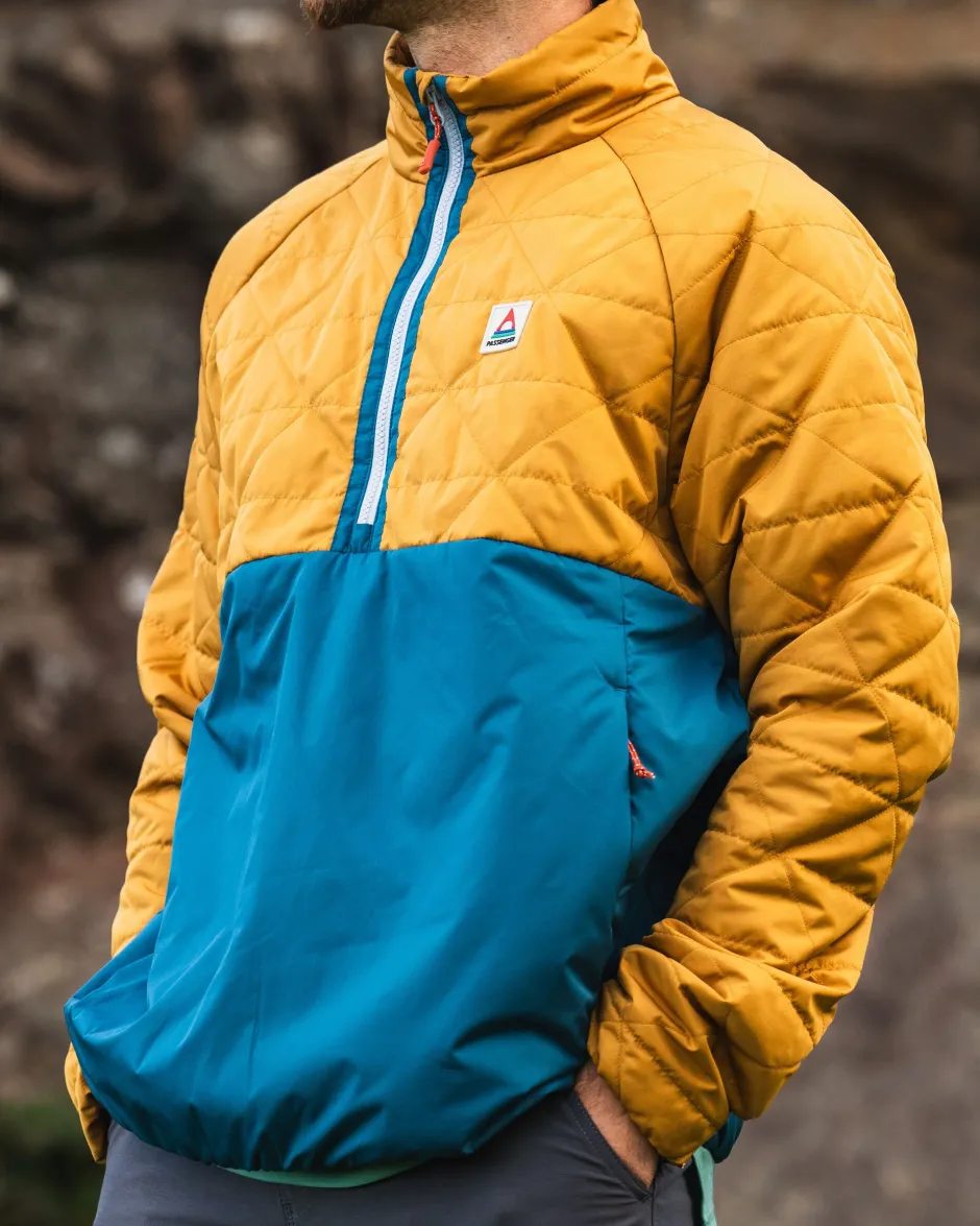 Activewear|Best Sellers>Floris van Bommel Pursue Recycled Thermore® Insulated Jacket Dusty Ochre/ Corsair Blue