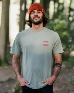 T-Shirts & Tank Tops|Men's Outlet>Passenger Reconnect Recycled Cotton T-Shirt Pistachio