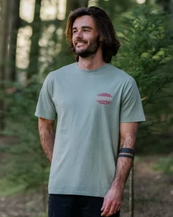 T-Shirts & Tank Tops|Men's Outlet>Passenger Reconnect Recycled Cotton T-Shirt Pistachio