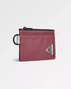 Accessories|Backpacks & Bags>Floris van Bommel Recycled Card Holder Burgundy