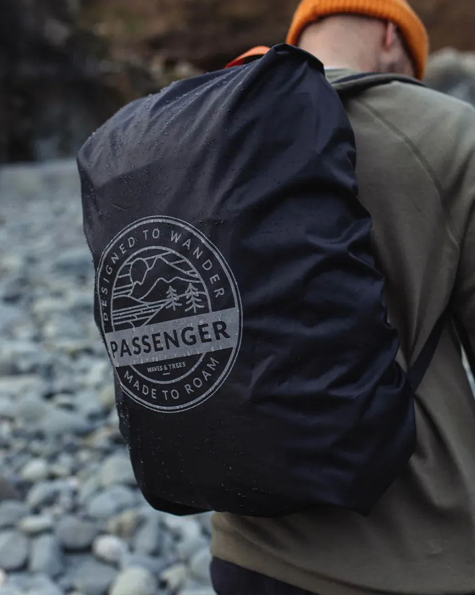 Backpacks & Bags|Backpacks & Bags>Passenger Recycled Waterproof Backpack Cover (18-35L) Black