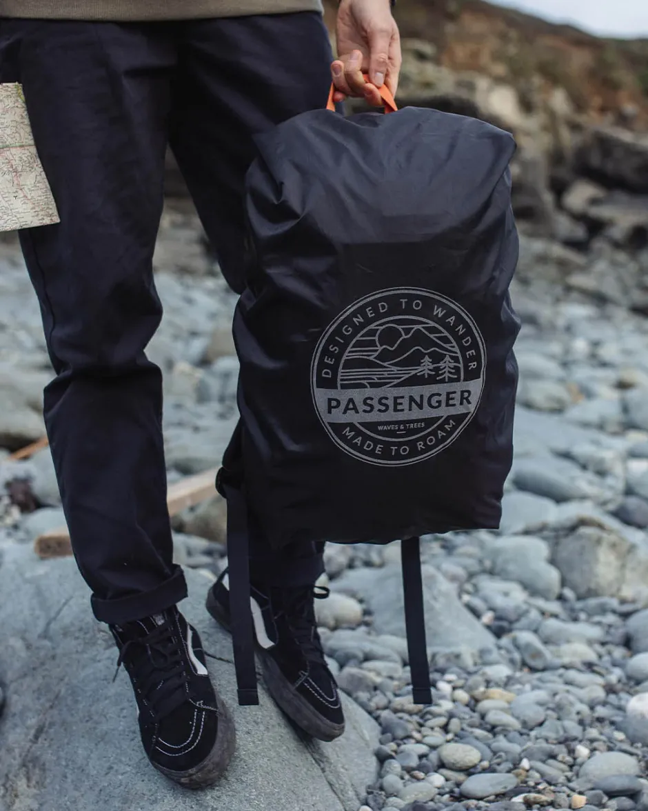 Backpacks & Bags|Backpacks & Bags>Passenger Recycled Waterproof Backpack Cover (18-35L) Black