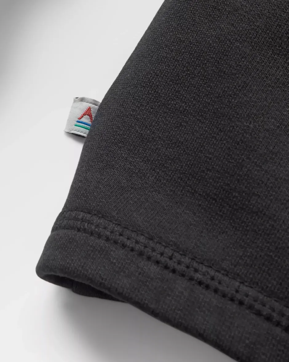 Hoodies & Sweatshirts>Passenger Remote Recycled Cotton Sweatshirt Black