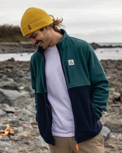 Best Sellers|Fleece>Passenger Ridge Full Zip Recycled Polar Fleece Mediterranean/Deep Navy