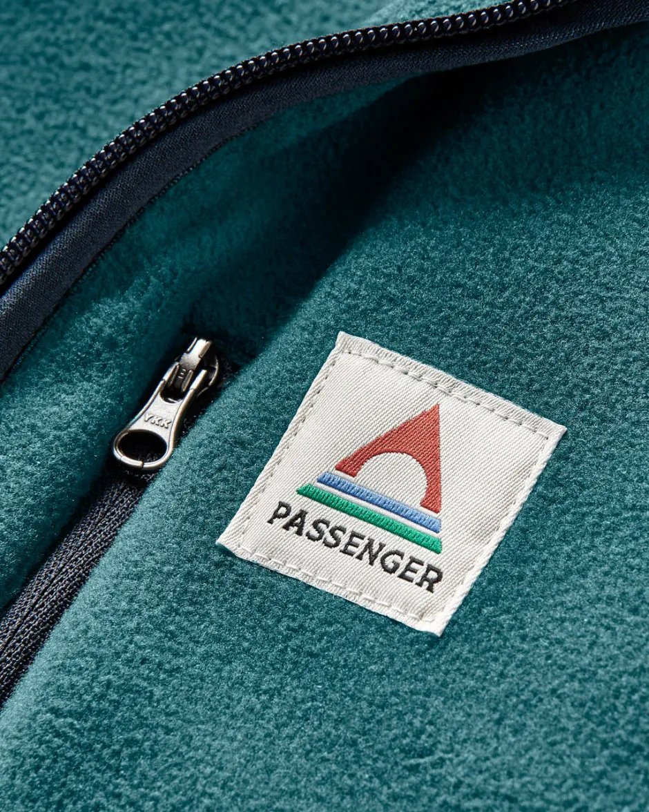 Best Sellers|Fleece>Passenger Ridge Full Zip Recycled Polar Fleece Mediterranean/Deep Navy