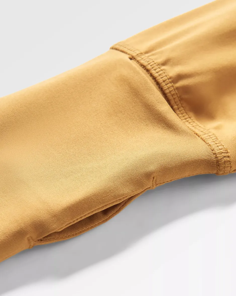 Tops & T-Shirts|Activewear>Passenger River Recycled Active LS T-Shirt Dusty Ochre/ Corsair Blue