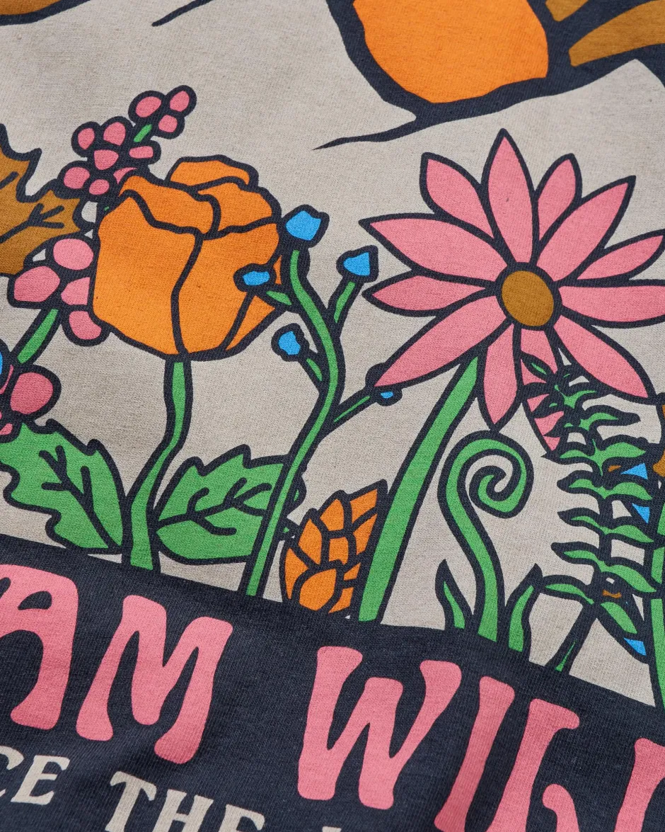 Tops & T-Shirts>Passenger Roam Wild LS T-Shirt Black