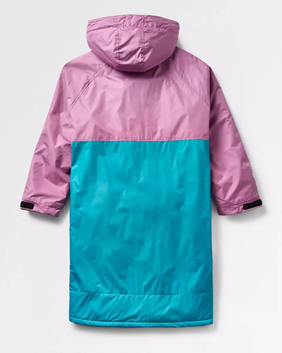 Changing Robes & Ponchos|Changing Robes & Surf Ponchos>Floris van Bommel Roaming Recycled Sherpa Lined Changing Robe Viridian Green/Orchid