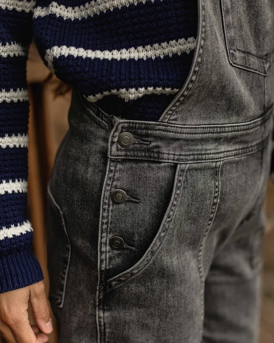 Dungarees & Pants|Women's Outlet>Passenger Roamist Organic Cotton Dungarees Washed Black Denim