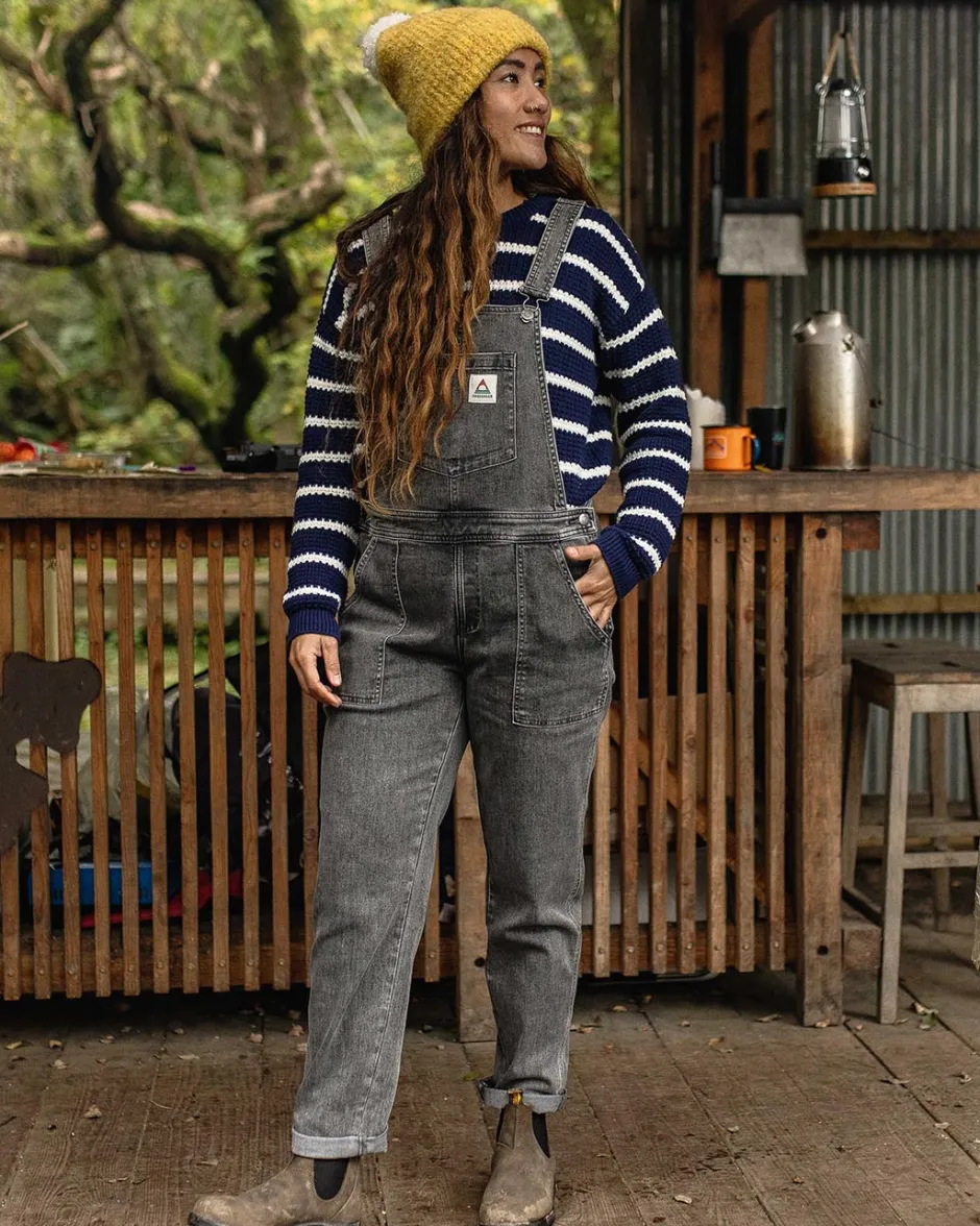 Dungarees & Pants|Women's Outlet>Passenger Roamist Organic Cotton Dungarees Washed Black Denim