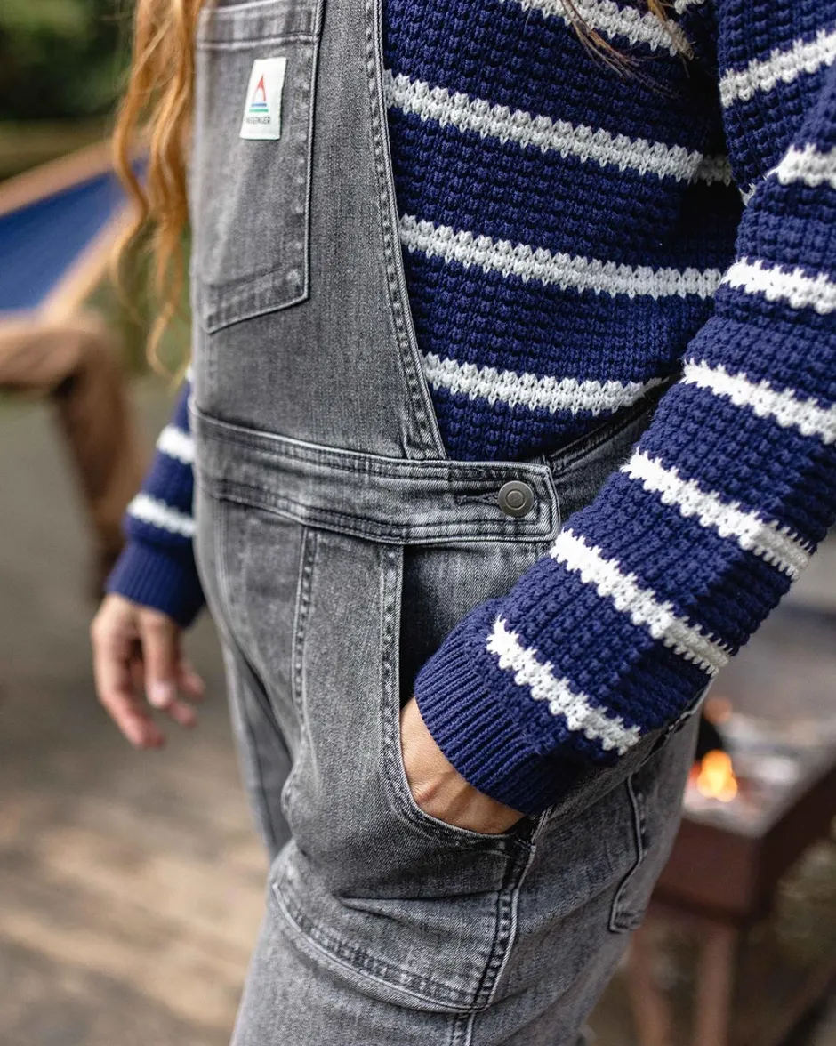 Dungarees & Pants|Women's Outlet>Passenger Roamist Organic Cotton Dungarees Washed Black Denim