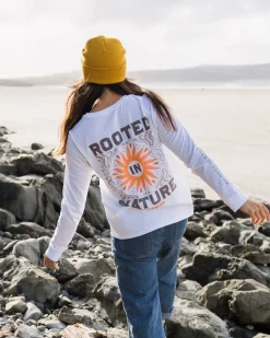 Tops & T-Shirts|Women's Outlet>Passenger Rooted In Nature Ls T-Shirt White