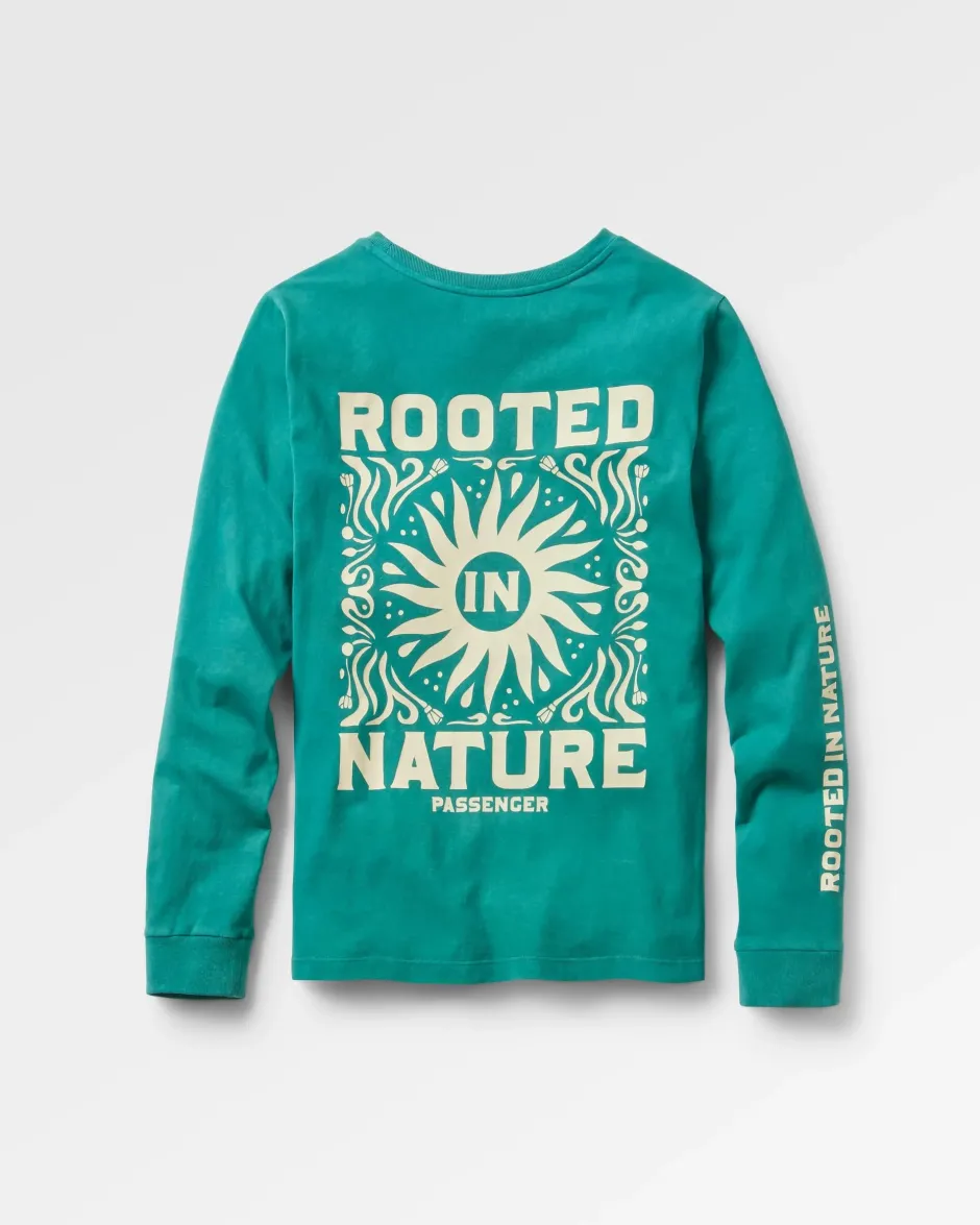 Tops & T-Shirts>Passenger Rooted In Nature LS T-Shirt Blue Sea