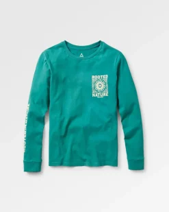 Tops & T-Shirts>Passenger Rooted In Nature LS T-Shirt Blue Sea