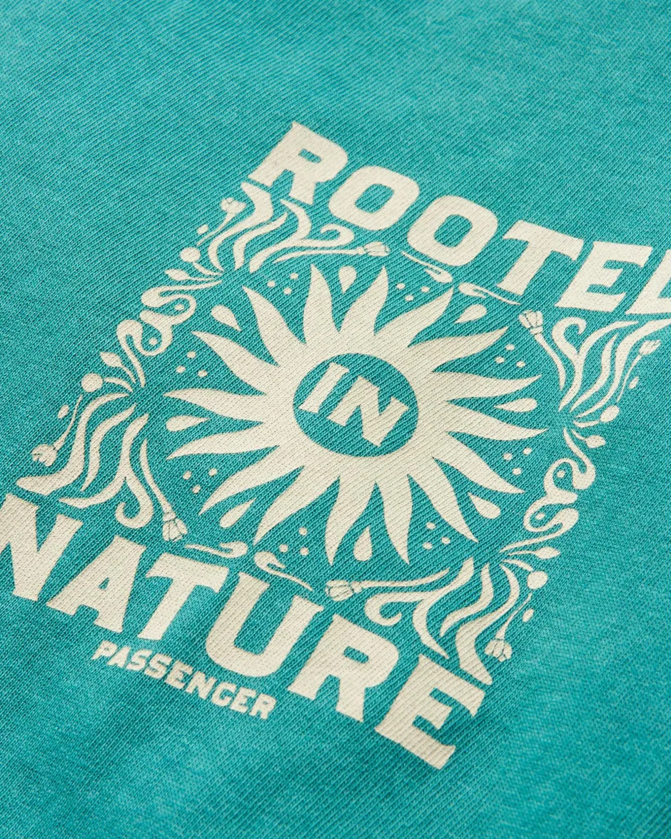 Tops & T-Shirts>Passenger Rooted In Nature LS T-Shirt Blue Sea