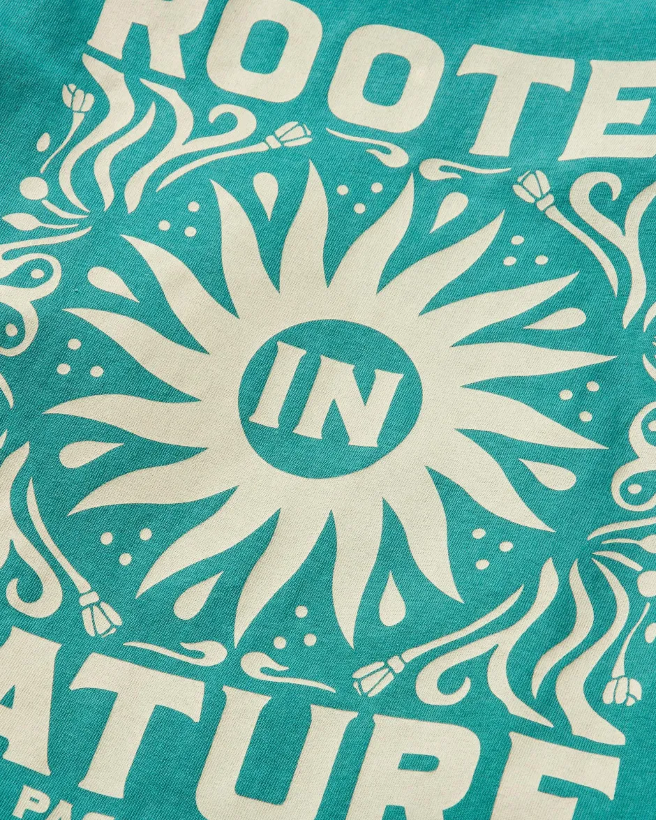 Tops & T-Shirts>Passenger Rooted In Nature LS T-Shirt Blue Sea
