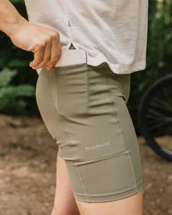 Shorts|Leggings>Passenger Route Recycled Active Short Dusty Olive