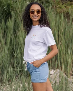 Shorts>Passenger Santosa Twill Short Blue Shadow