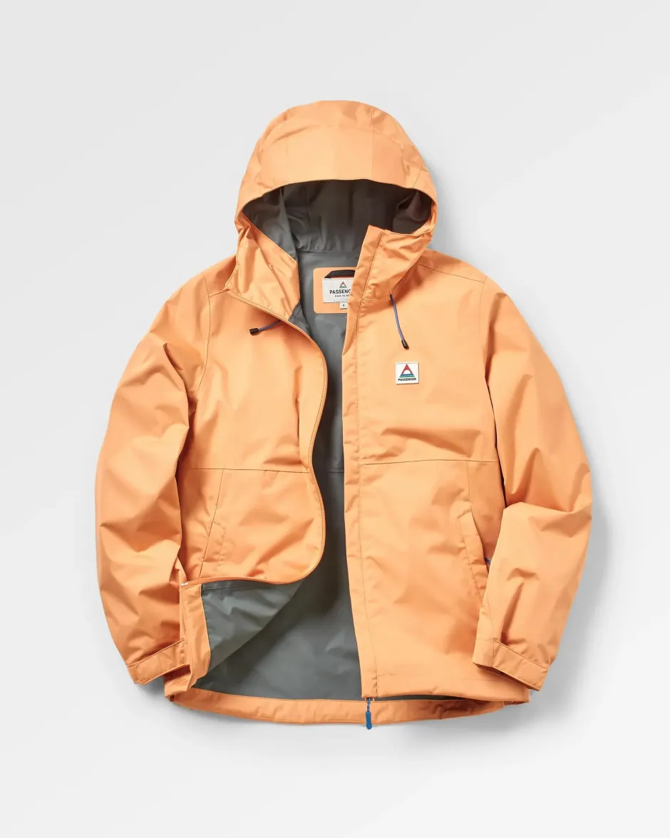 Activewear>Passenger Scene Water Resistant Recycled Jacket Apricot