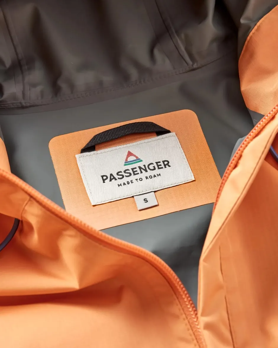 Activewear>Passenger Scene Water Resistant Recycled Jacket Apricot