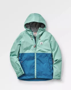 Activewear>Passenger Scene Water Resistant Recycled Jacket Shallow Water/ Corsair Blue