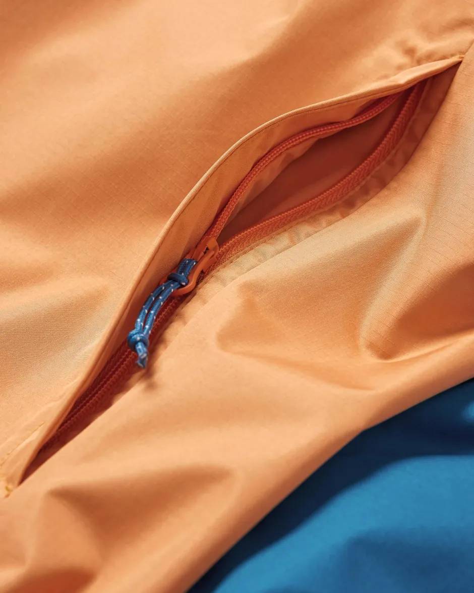Activewear|Best Sellers>Floris van Bommel Season Water Resistant Recycled Jacket Corsair Blue/ Apricot