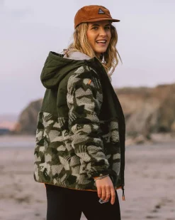Fleece|Fleece>Passenger Sefton Recycled Deep-Pile Sherpa Fleece Fir Tree