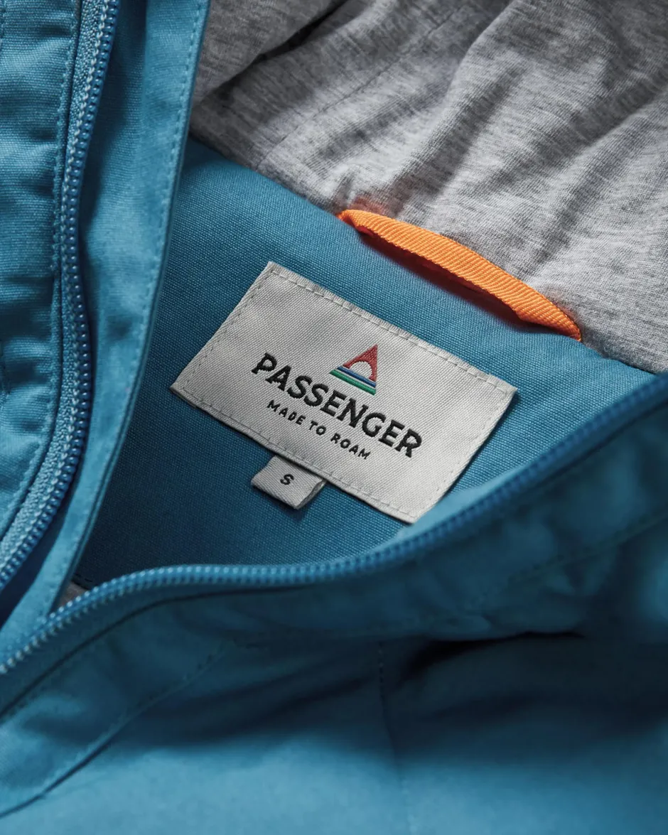 Fleece|Fleece>Passenger Sefton Recycled Deep-Pile Sherpa Fleece Homespun Dark Denim