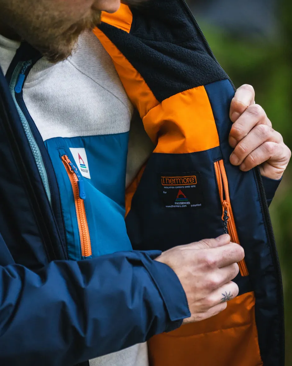 Water Resistant|Insulated>Passenger Shadow Insulated Water Resistant Jacket Dark Denim/ Deep Navy