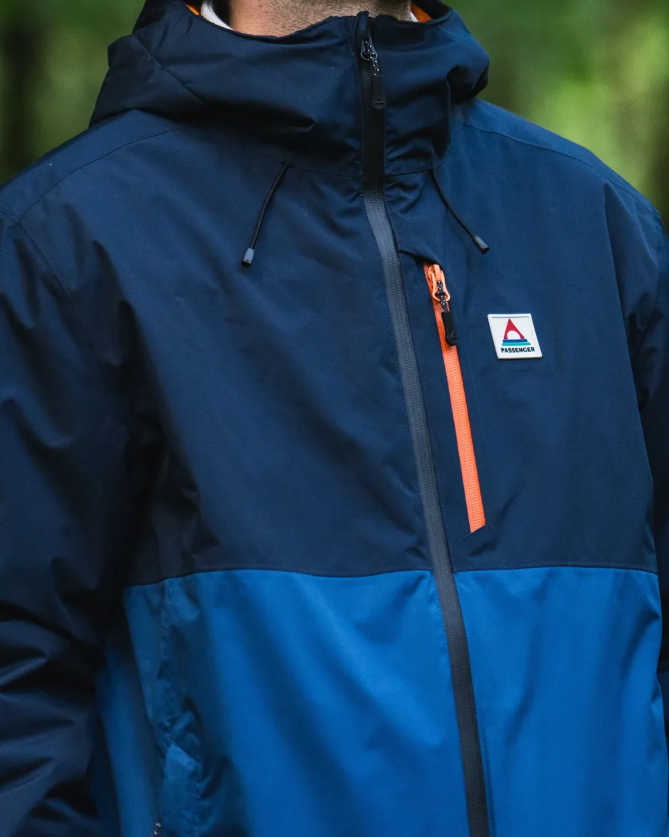 Water Resistant|Insulated>Passenger Shadow Insulated Water Resistant Jacket Dark Denim/ Deep Navy