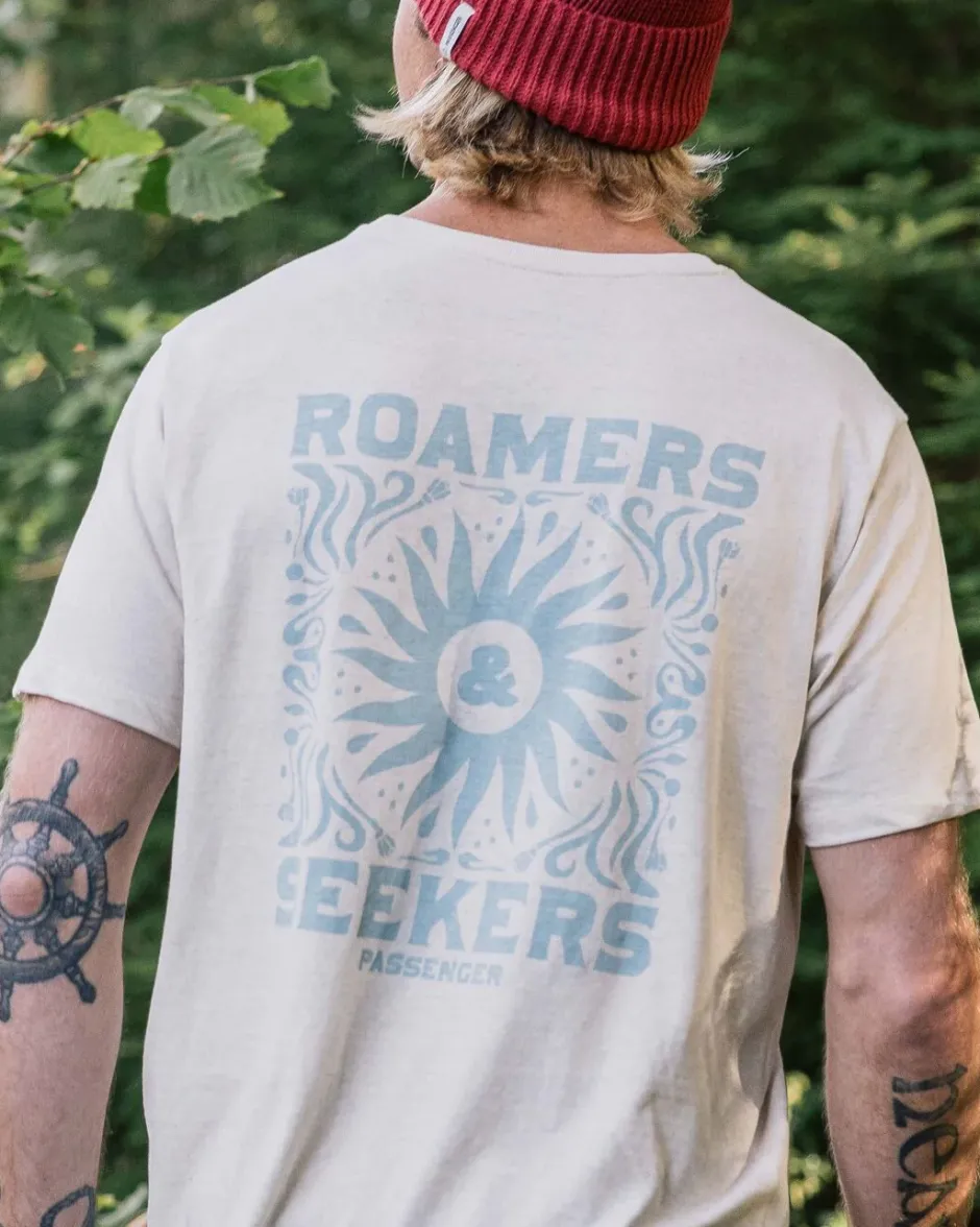 T-Shirts & Tank Tops|Men's Outlet>Passenger Shine Organic Cotton T-Shirt Milky Marl