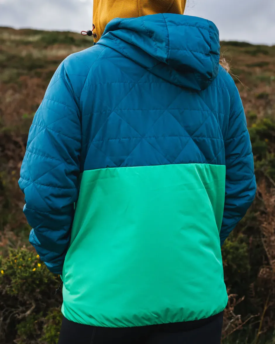 Water Resistant|Insulated>Passenger Singletrack Recycled Thermore® Insulated Jacket Corsair Blue/ Jungle Green